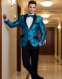 BLACKTIE AMSTERDAM Turquoise Wedding Tuxedo Blue Tuxedo - thumbnail - 4