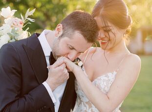 To honor their heritage, Lucy and Eric planned a Jewish-Chinese fusion wedding at the Market at Grelen in Somerset, Virginia. "Our wedding incorporate