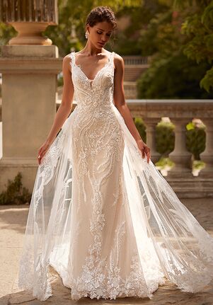 Moonlight Couture H1525 Mermaid and Trumpet Wedding Dress