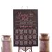 DIY Pink and White Chalkboard Seating Chart Sign