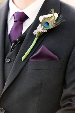 Peacock and Eggplant Wedding Color Palette