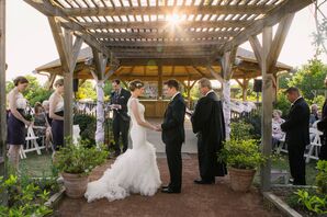 Personal Vows in Clark Gardens in Weatherford, Texas