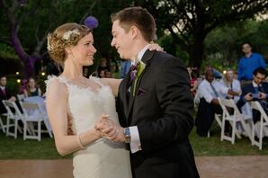 First Dance at Clark Gardens in Weatherford, Texas