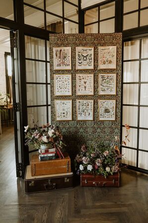 Eclectic Flora and Fauna Wedding Decor
