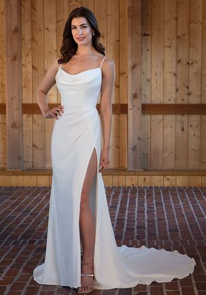 Essense of Australia D3589 Column Wedding Dress
