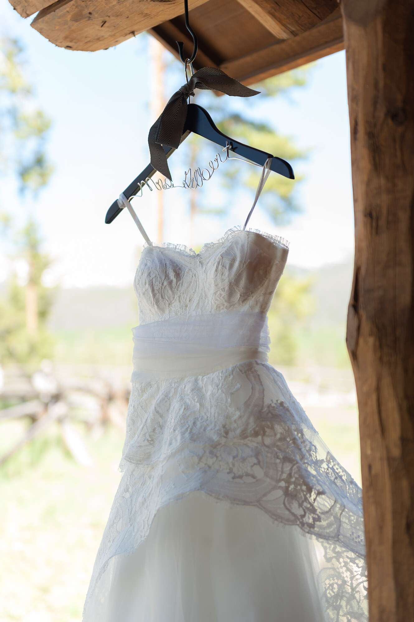 Monique Lhuillier Lace and Tulle A-Line Wedding Dress