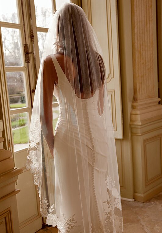 Justin Alexander Julian Fit-and-Flare Wedding Dress - 3