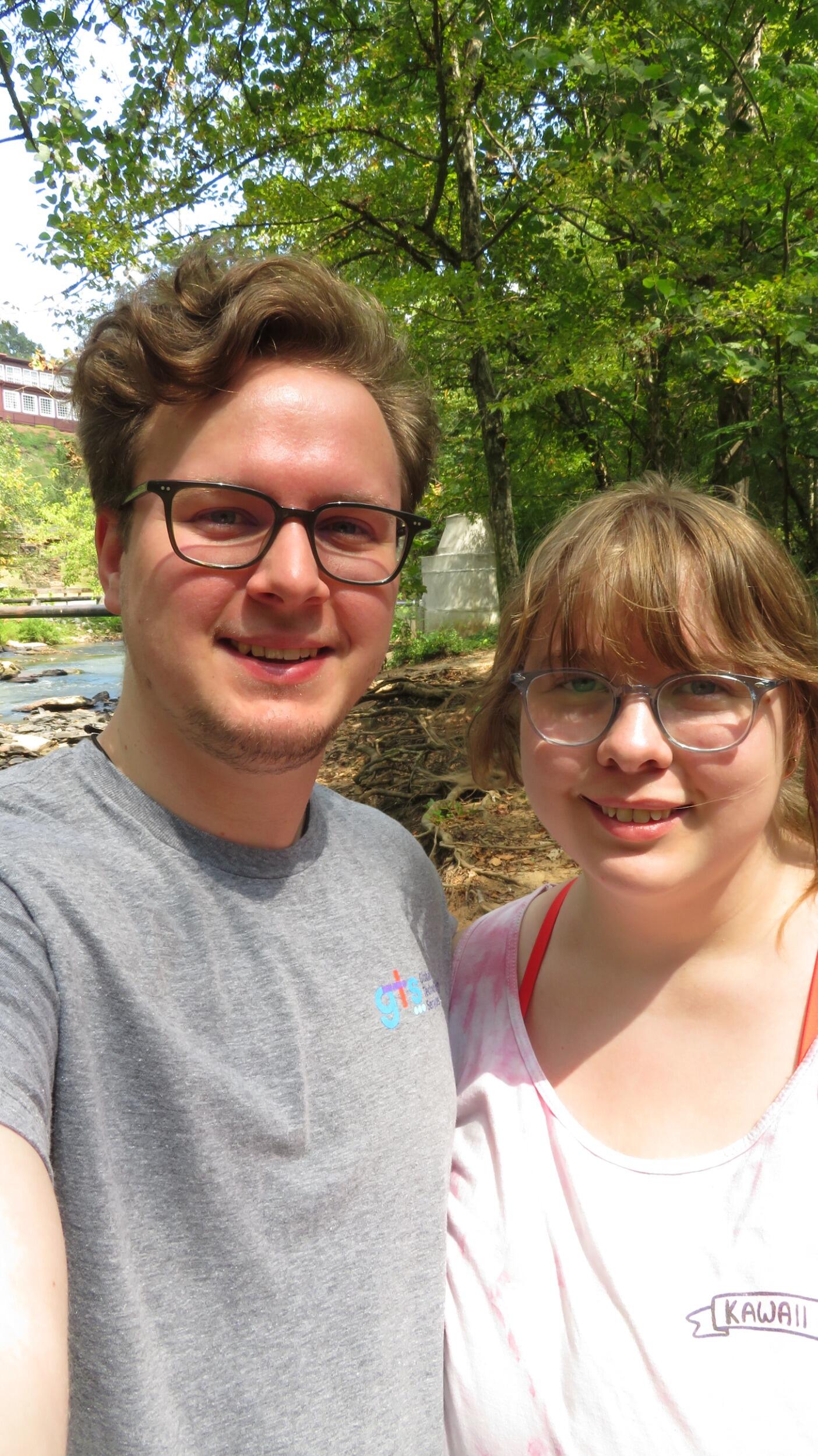 Exploring Sweetwater Park.