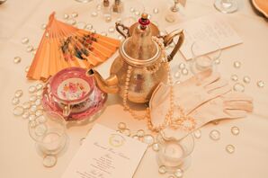 Centerpiece Arrangement of Antique Props