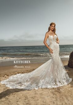 KITTYCHEN ALESSANDRA, H2122 Fit-and-Flare Wedding Dress