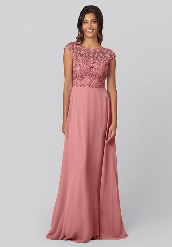 Kennedy Blue Dakota- Beaded Bateau Bridesmaid Dress - 1