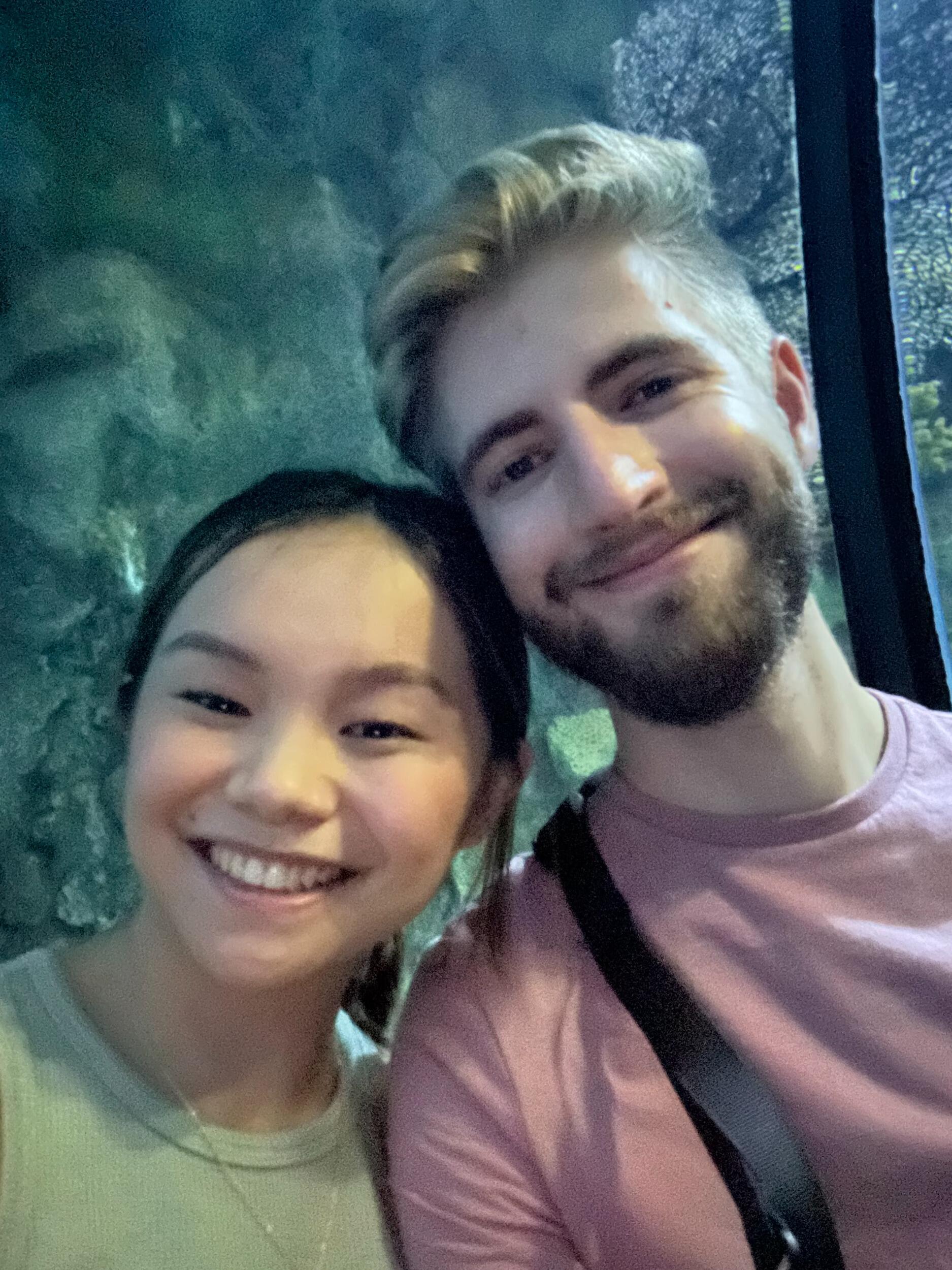 We took our first day trip together to visit  the Omaha zoo! This was over spring break of 2020, so little did we know we were in for an extra long break.