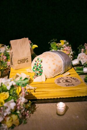 Burrito-Inspired Groom's Cake