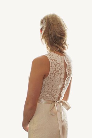 Heather Grey Donna Morgan Bridesmaid Dresses