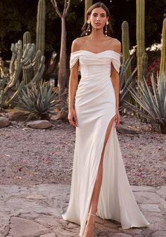 La Perle LP2445 Hollie Sheath Wedding Dress