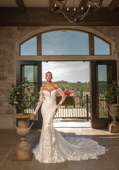 KITTYCHEN GEMMA, H2532 Fit-and-Flare Wedding Dress