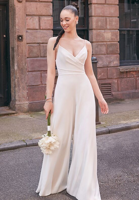 Adore by Justin Alexander Kennedy Jumpsuit Wedding Dress - 1