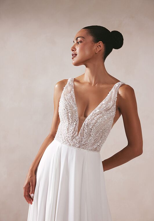 Adore by Justin Alexander Solana A-Line Wedding Dress - 2