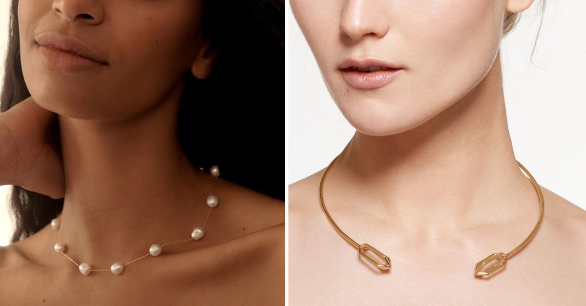 What Necklace To Wear For A Strapless Wedding Dress