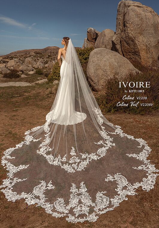 IVOIRE by KITTY CHEN COLINA, V2208 Sheath Wedding Dress - 2