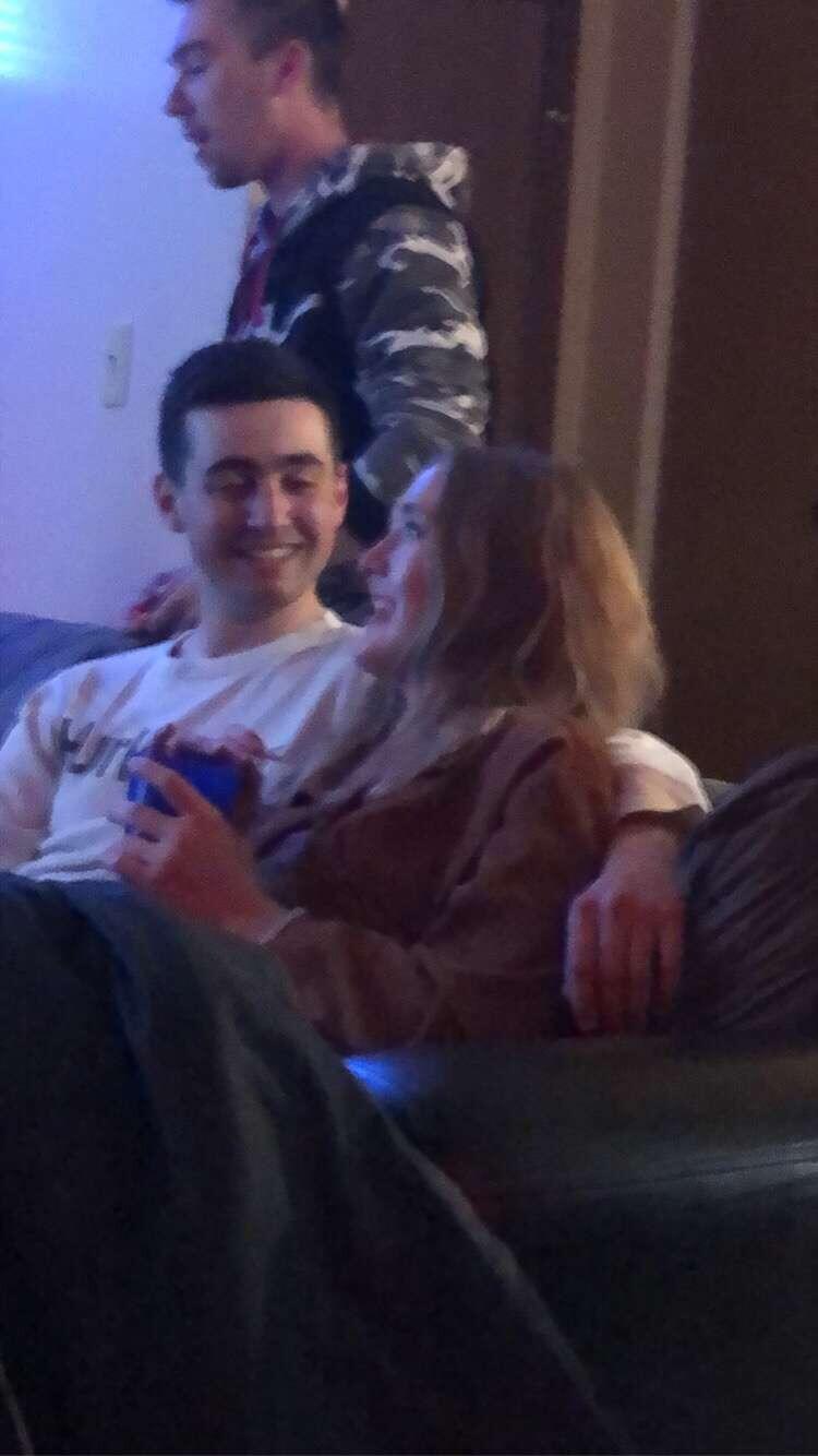 The night we became official! (the only photo of us during this time!)