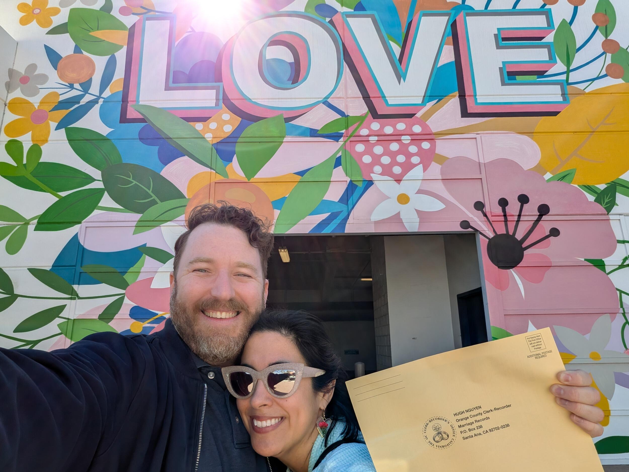We got the marriage license!