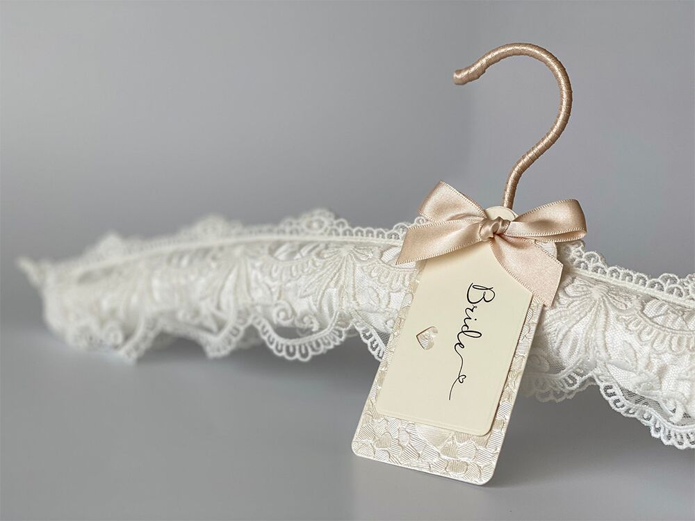 Natural Wood Hangers with notches, Hanger for your Wedding Dress