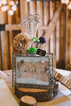 Fun, Rustic Paper Flower Centerpieces