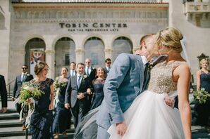 Slate Gray Groom's Suits
