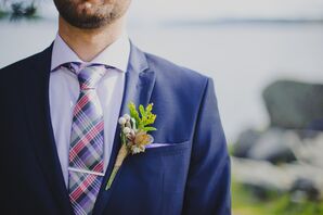 Green Succulent Boutonniere