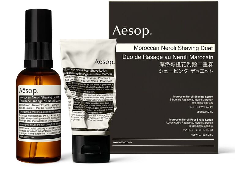 Shaving kit gift idea for husband for father's day. 