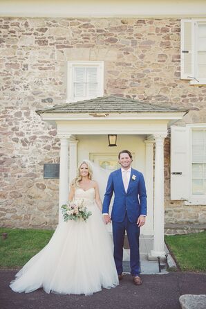 Strapless Lazaro Ball Gown
