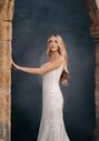 Disney Fairy Tale Weddings Rapunzel - D416 Sheath Wedding Dress - thumbnail - 2