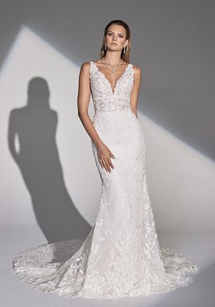 Justin Alexander Signature Evleen Fit-and-Flare Wedding Dress