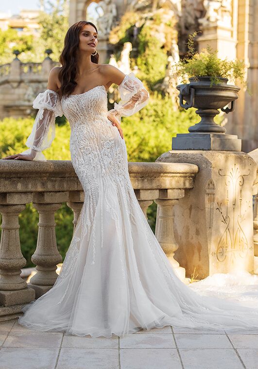 Val Stefani Leonor Mermaid Wedding Dress - 2