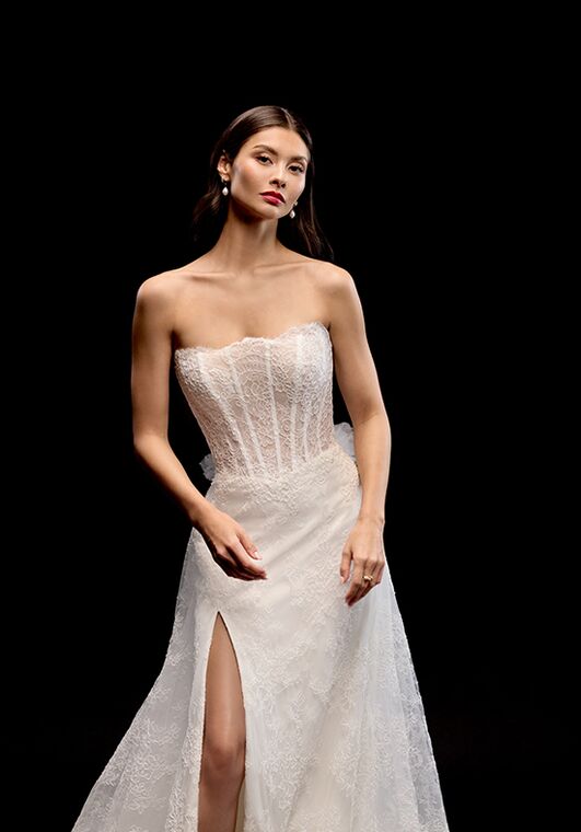 Justin Alexander Signature Zorya Fit-and-Flare Wedding Dress - 2