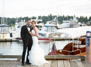 Liana Kris (25, an auditor) and Michael Wagner (27, in finance) both went to Western Washington University, but didn’t connect until after graduation 