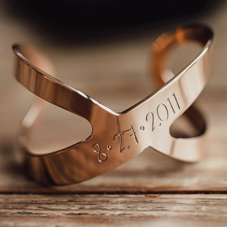 Bronze Infinity Cuff Bracelet from IFonlyPretty