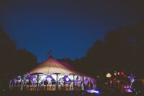 Backyard Sailcloth Reception Tent