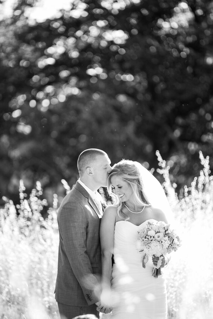 Lauren and Drake shared an intimate moment surrounded by the fields on the property. They searched for the ideal location to match their rustic-chic style, which ended up being the barn and open fields at Amador Cellars in Plymouth, California.