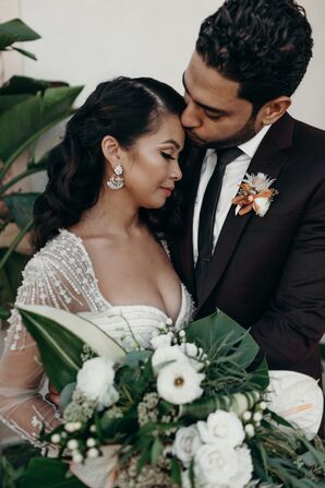 Bride and Groom at Cambodian-American Wedding