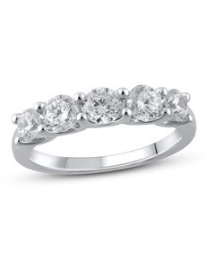 Kay Jewelers Lab-Created Diamonds by KAY Anniversary Ring 2 ct tw 14K White Gold White Gold Wedding Ring