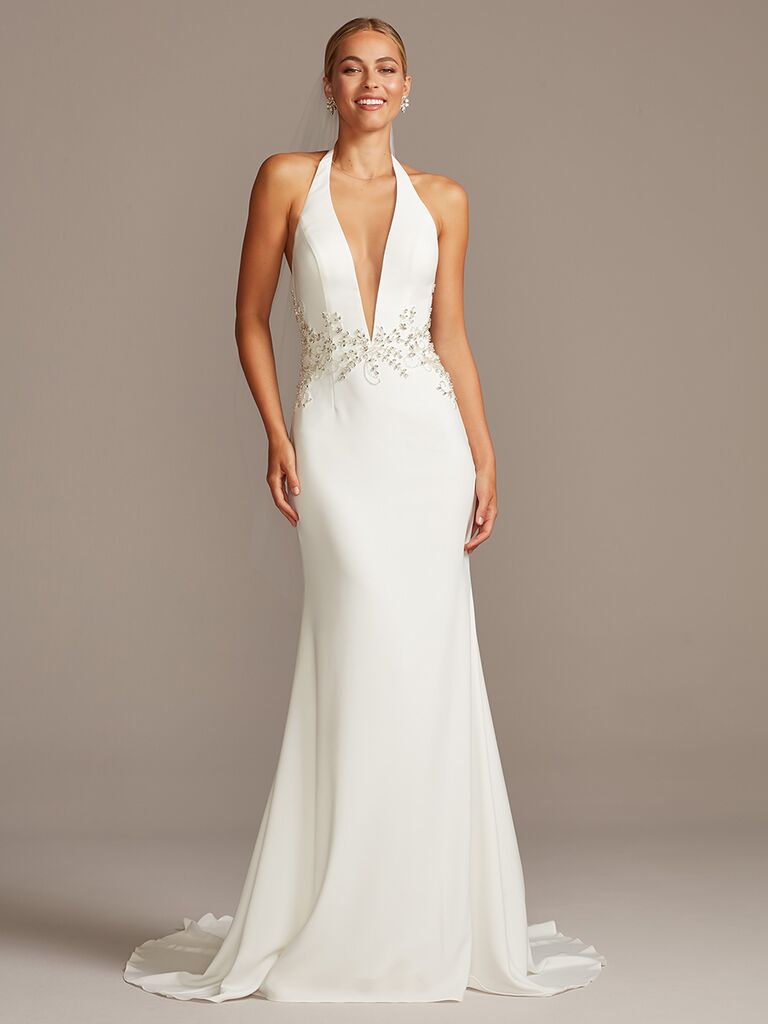 Galina Signature V-neck sheath dress