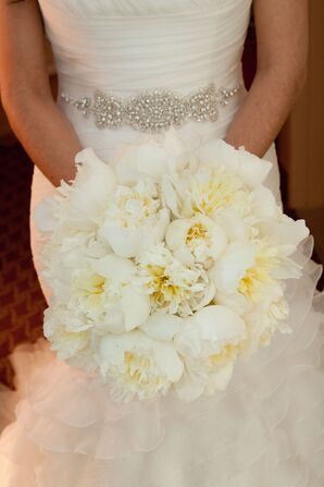 White Peony Bouquet
