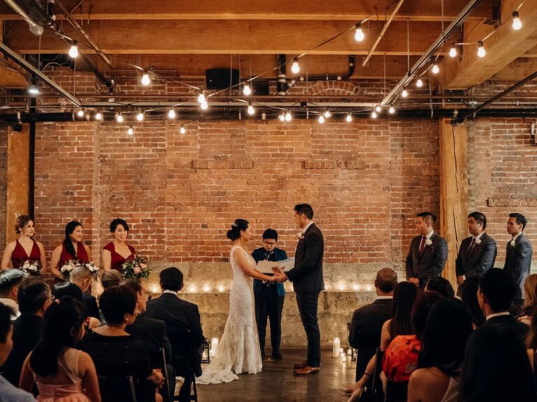 Industrial wedding venue in Seattle, Washington.