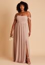 Birdy Grey August Convertible Dress in Chiffon Taupe Bridesmaid Dress - thumbnail - 3