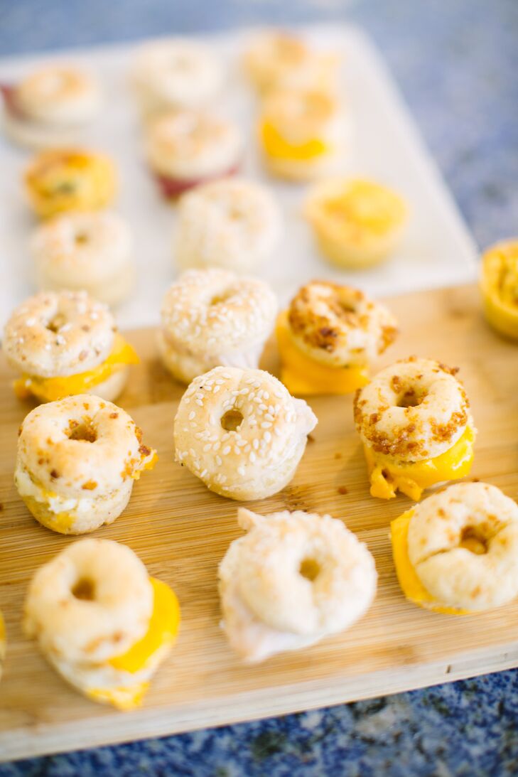Miniature Bagel Bite Appetizers