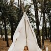 A Rustic-Meets-Boho Red, White and Blue Wedding at The Forge Venue in Chico, Texas