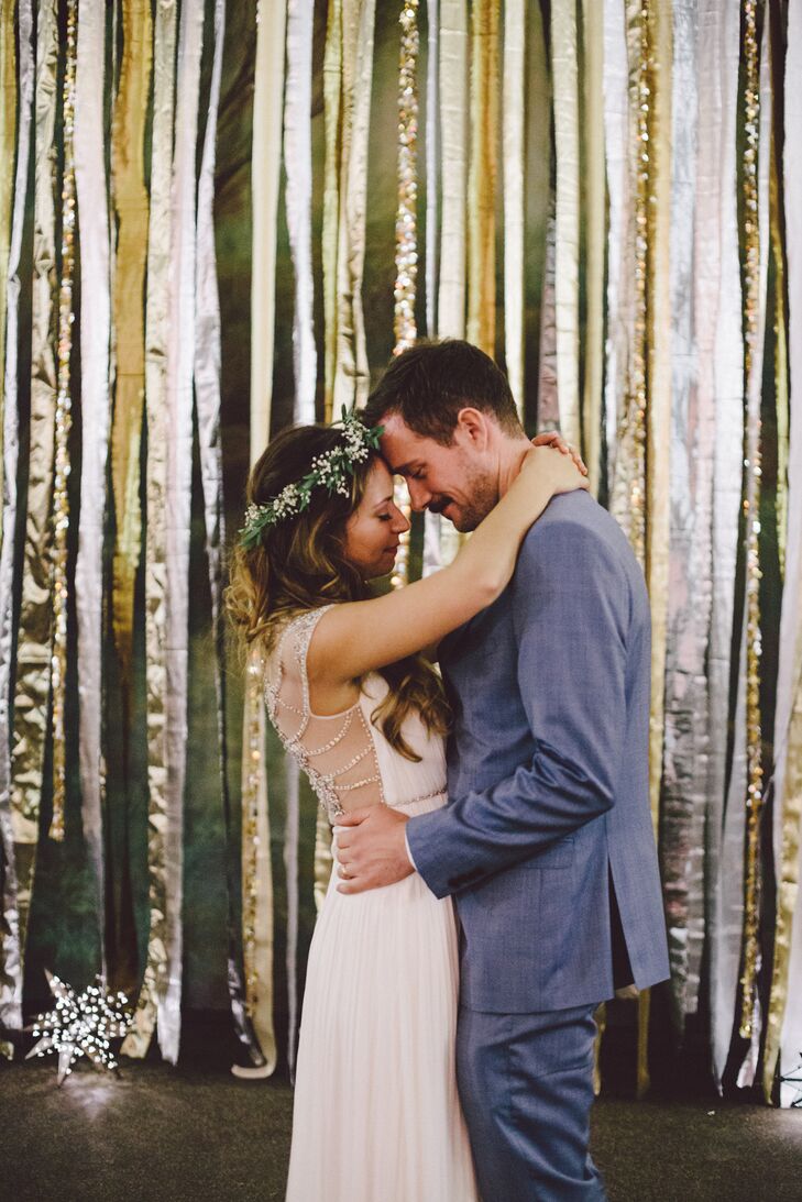 Dana Covarrubias (30 and a costume designer) and Ronan Babbitt (28 and an actor and comedian) took DIY to the extreme at their wedding at the Boathous