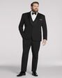 MEN’S WEARHOUSE BLACK By Vera Wang Black Peak Lapel Tuxedo Tuxedo - thumbnail - 1